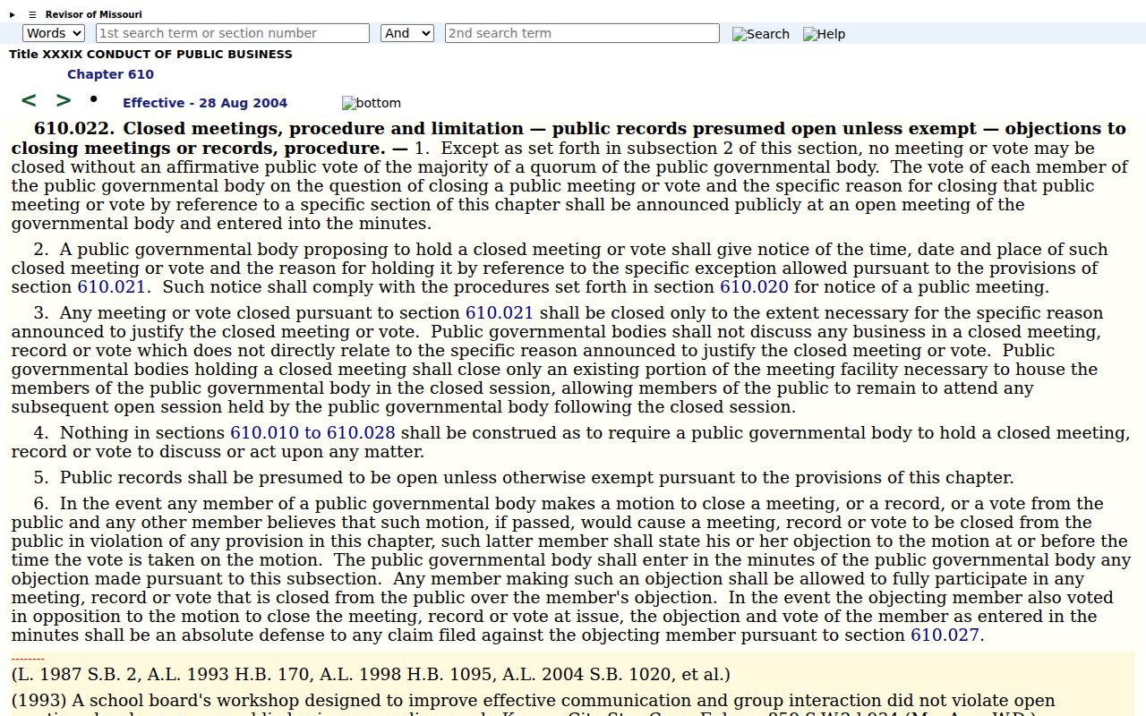 Hickory County records source on the presumption and treatment of public records